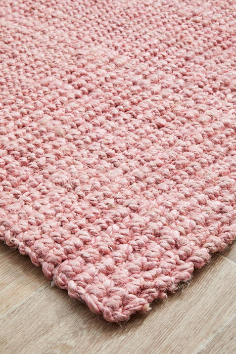 Adoni Pink Barker Flatweave Jute Rug, Rugs, Ozark Home 