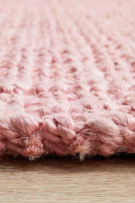 Adoni Pink Barker Flatweave Jute Rug, Rugs, Ozark Home 