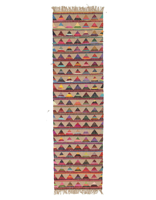 Adoni Multicoloured Bunting Woven Rug, Rugs, Ozark Home 