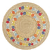 Adoni Muticoloured Round Fruit Salad Rug, Rugs, Ozark Home 