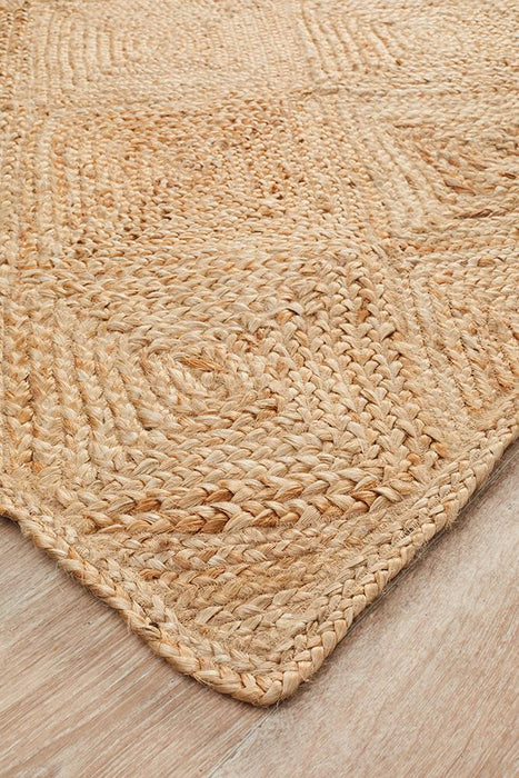 Adoni Natural Hatch Flatweave Jute Rug, Rugs, Ozark Home 