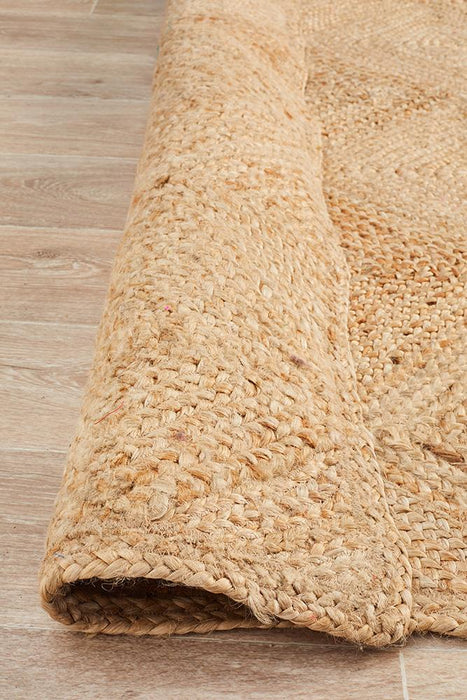 Adoni Natural Hatch Flatweave Jute Rug, Rugs, Ozark Home 