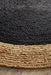 Adoni Black Round Polo Jute Rug, Rugs, Ozark Home 