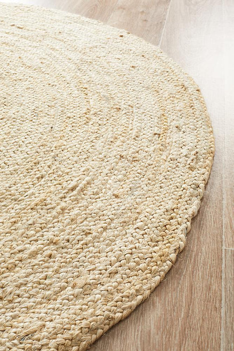 Adoni Bleach Round Polo Jute Rug, Rugs, Ozark Home 