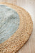 Adoni Baby Blue Round Polo Jute Rug, Rugs, Ozark Home 
