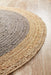 Adoni Charcoal Round Polo Jute Rug, Rugs, Ozark Home 