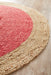 Adoni Cherry Round Polo Jute Rug, Rugs, Ozark Home 