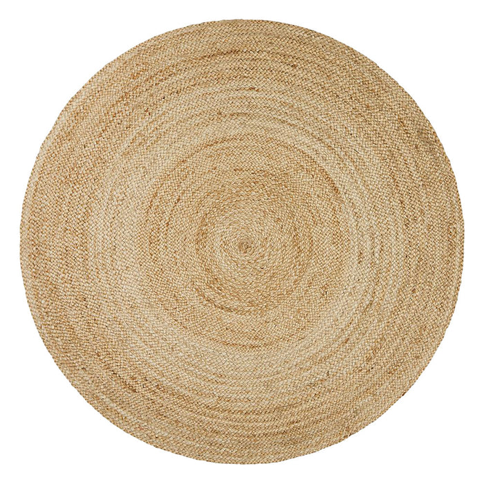 Adoni Natural Round Polo Jute Rug, Rugs, Ozark Home 