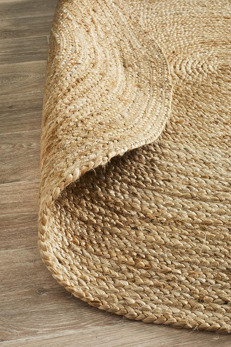 Adoni Natural Round Polo Jute Rug, Rugs, Ozark Home 