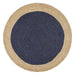 Adoni Navy Round Polo Jute Rug, Rugs, Ozark Home 
