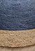 Adoni Navy Round Polo Jute Rug, Rugs, Ozark Home 