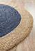 Adoni Navy Round Polo Jute Rug, Rugs, Ozark Home 