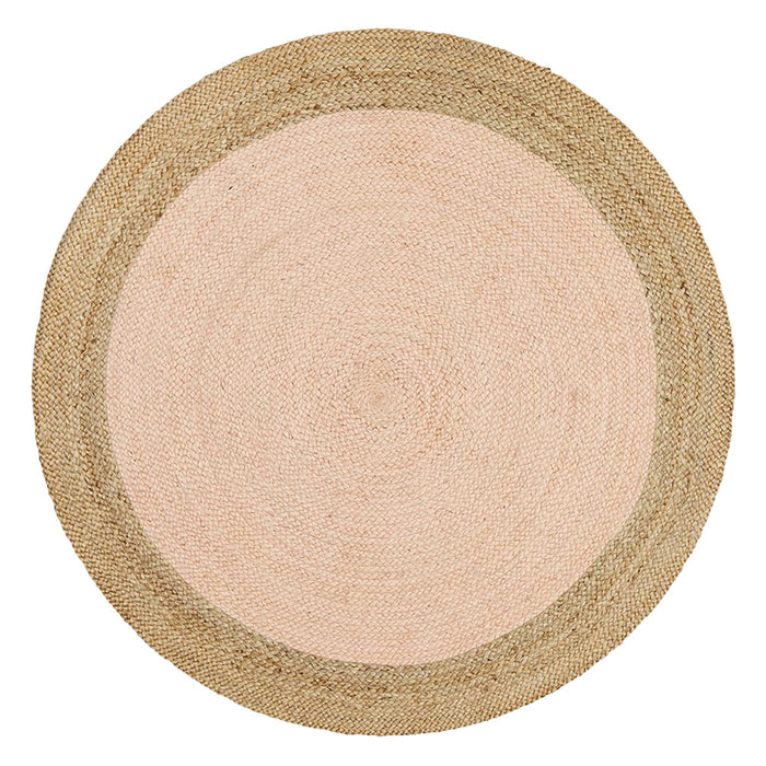 Adoni Pink Round Polo Jute Rug, Rugs, Ozark Home 