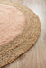 Adoni Pink Round Polo Jute Rug, Rugs, Ozark Home 