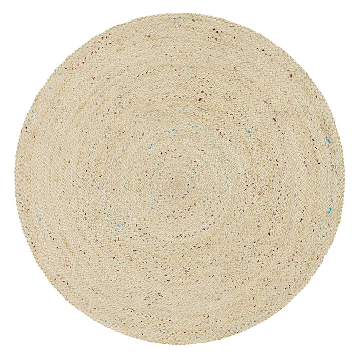 Adoni Bleached Shiva Round Jute Rug, Rugs, Ozark Home 