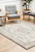 Aydin Silver Transitional Medallion Contemporary Rug, Rugs, Ozark Home 