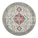 Aydin Pastel Round Transitional Medallion Contemporary Rug, Rugs, Ozark Home 