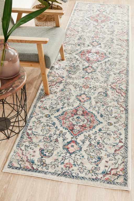 Aydin Pastel Transitional Medallion Contemporary Runner Rug, Rugs, Ozark Home 