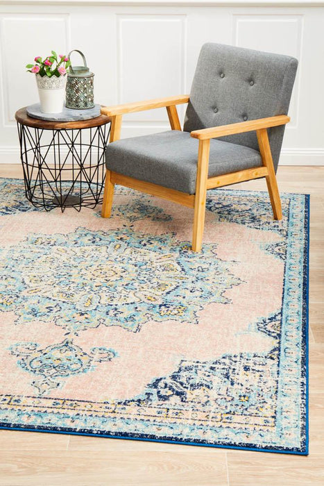 Aydin Flamingo Transitional Medallion Contemporary Rug, Rugs, Ozark Home 