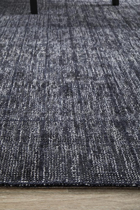 Amroha Denim Handloom Viscose Contemporary Rug, Rugs, Ozark Home 