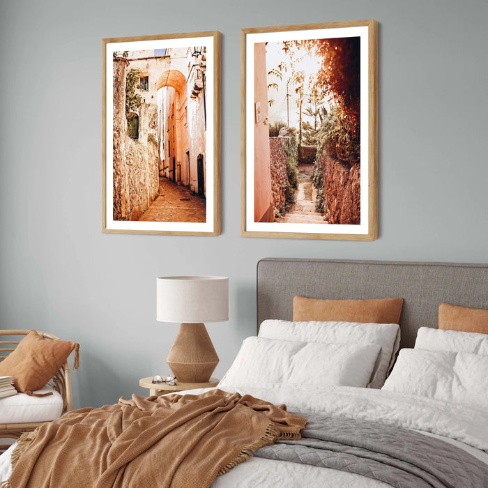 Amalfi - Two Piece Ravello Italy Photographic Print Set, Wall Art, Ozark Home 