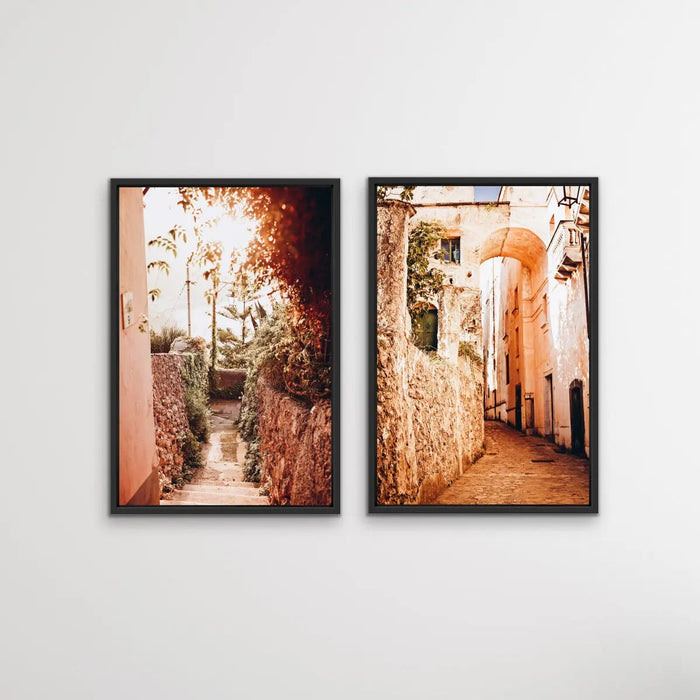 Amalfi - Two Piece Ravello Italy Photographic Print Set, Wall Art, Ozark Home 