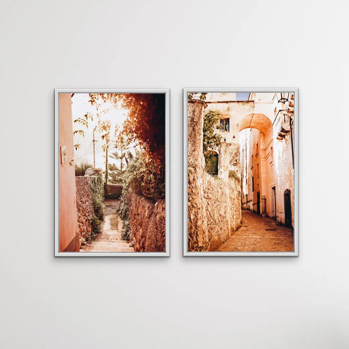 Amalfi - Two Piece Ravello Italy Photographic Print Set, Wall Art, Ozark Home 