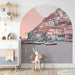 Amalfi Sunsets - Arch Shaped Wall Stickers - Removable Bedheads, Wall Decal, Ozark Home 