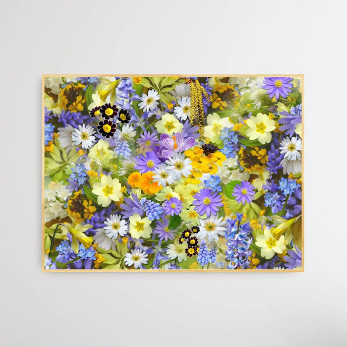 Anything Flowers - Colourful Flowers Art Print