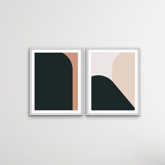 Arches -  Two Piece Minimalist Boho Print Set, Wall Art, Ozark Home 