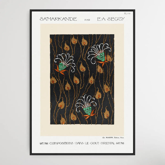 Art Deco Flower Pattern 2 1914 by E. A. Seguy, Wall Art, Ozark Home 