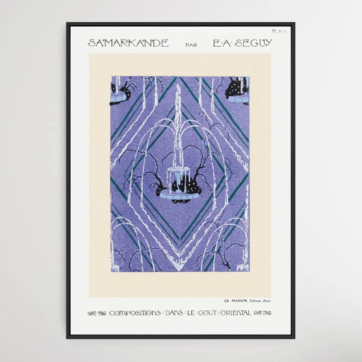 Art Deco Fountain Pattern 1 1914 by E. A. Seguy, Wall Art, Ozark Home 