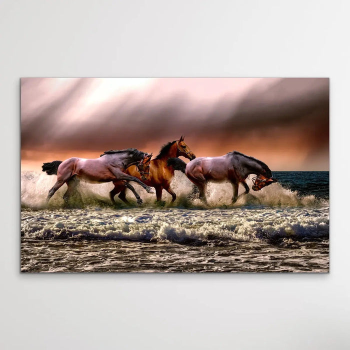 Australian Horses - Beach Photographic Print