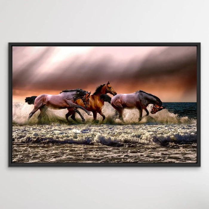 Australian Horses - Beach Photographic Print