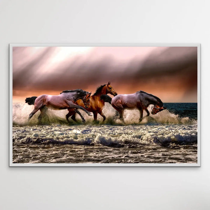 Australian Horses - Beach Photographic Print