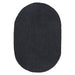 Bagli Black Oval Chunky Jute Rug, Rugs, Ozark Home 