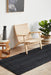 Bagli Black Chunky Jute Runner Rug, Rugs, Ozark Home 