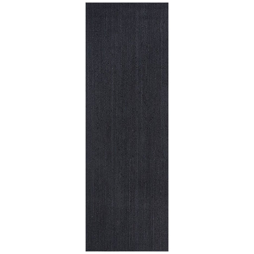 Bagli Black Chunky Jute Runner Rug, Rugs, Ozark Home 