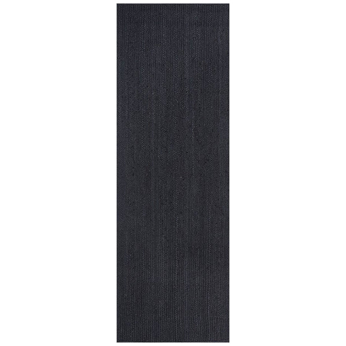 Bagli Black Chunky Jute Runner Rug, Rugs, Ozark Home 