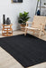 Bagli Black Rectangle Chunky Jute Rug, Rugs, Ozark Home 