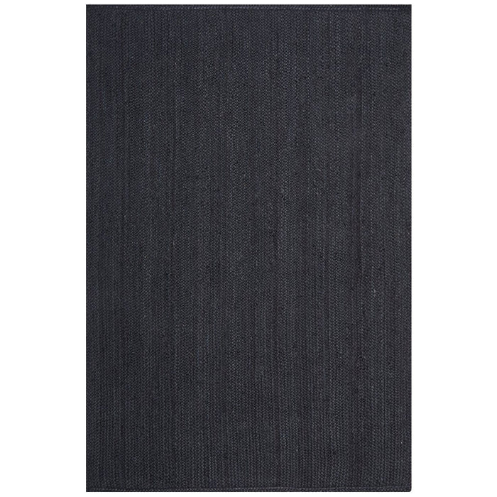 Bagli Black Rectangle Chunky Jute Rug, Rugs, Ozark Home 