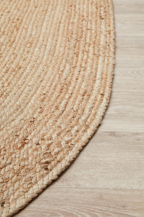 Bagli Natural Oval Chunky Jute Rug, Rugs, Ozark Home 