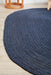Bagli Navy Oval Chunky Jute Rug, Rugs, Ozark Home 