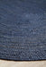Bagli Navy Oval Chunky Jute Rug, Rugs, Ozark Home 