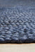 Bagli Navy Oval Chunky Jute Rug, Rugs, Ozark Home 