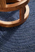 Bagli Navy Oval Chunky Jute Rug, Rugs, Ozark Home 