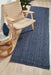 Bagli Navy Chunky Jute Runner Rug, Rugs, Ozark Home 