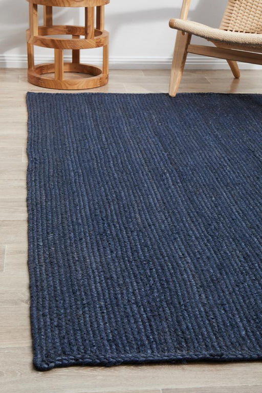 Bagli Navy Rectangle Chunky Jute Rug, Rugs, Ozark Home 