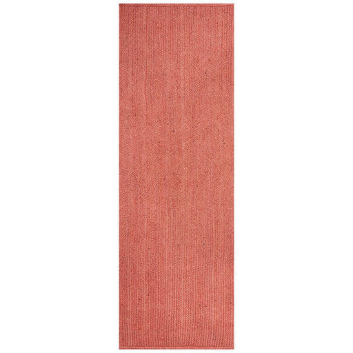 Bagli Terracotta Rectangle Chunky Jute Runner Rug, Rugs, Ozark Home 