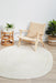 Bagli White Oval Chunky Jute Rug, Rugs, Ozark Home 